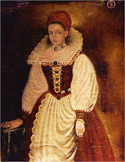 Retrato de la Condesa Sangrienta Isabel Bathory.